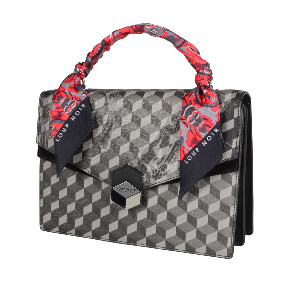 BAG TIE Cheval Black/Red - Image 2