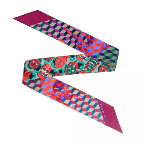 BAG TIE Cheval Bordeaux