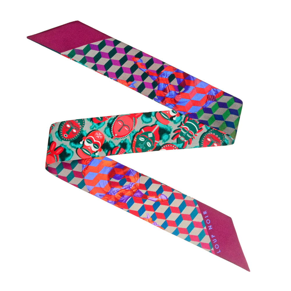 BAG TIE Cheval Bordeaux