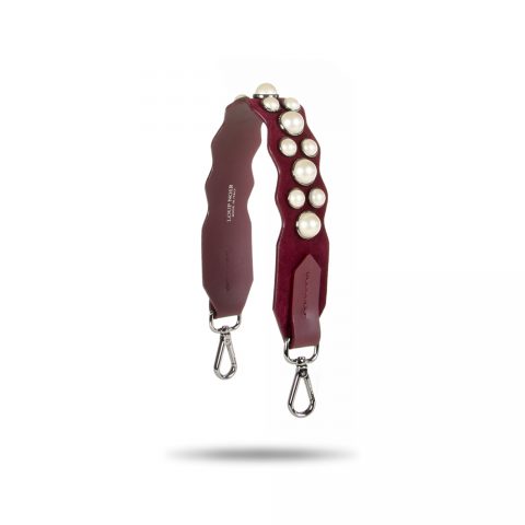 PEARL STRAP ( short ) Bordeaux