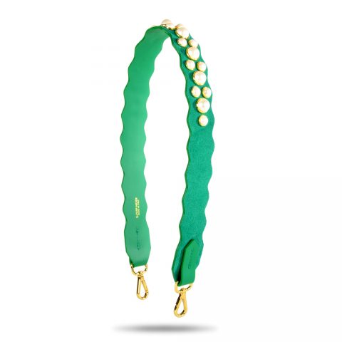 PEARL STRAP ( long ) Greenery