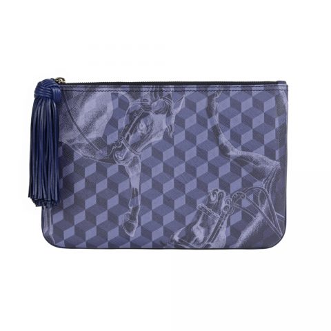 TASSEL POUCH Dark Blue