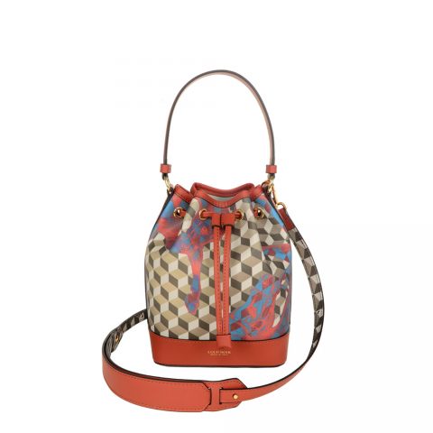 MINI BUCKET BAG Cheval Brown/Brandy