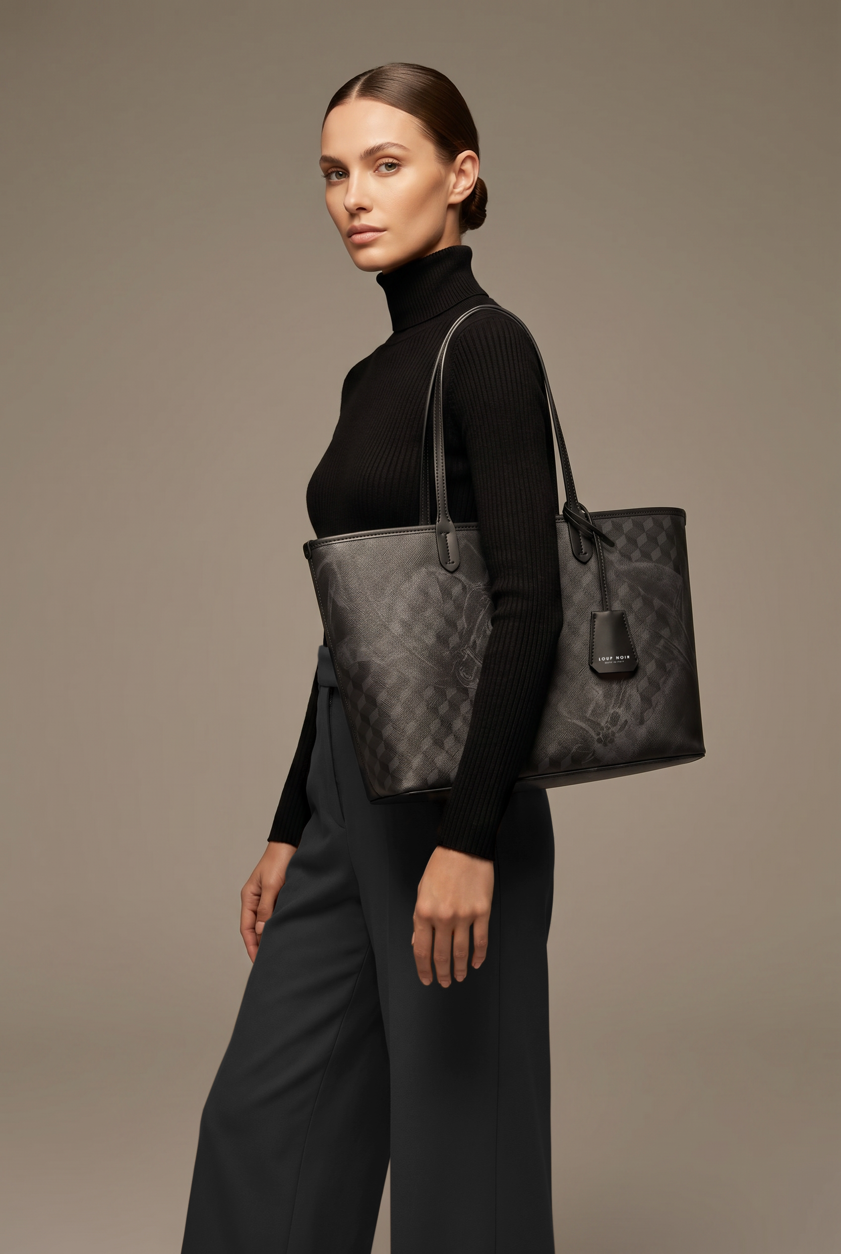 SHOPPER SMALL Cheval Deep Noir - Image 4