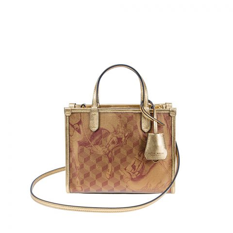 DEAUVILLE MINI SHOPPER Toile Gold