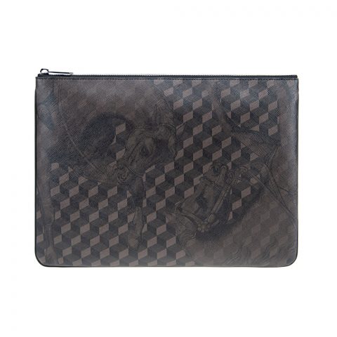 EVERY DAY POUCH LARGE Cheval Brown/Black