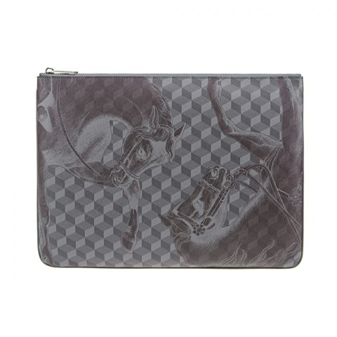 EVERY DAY POUCH LARGE Cheval Iron/Brown