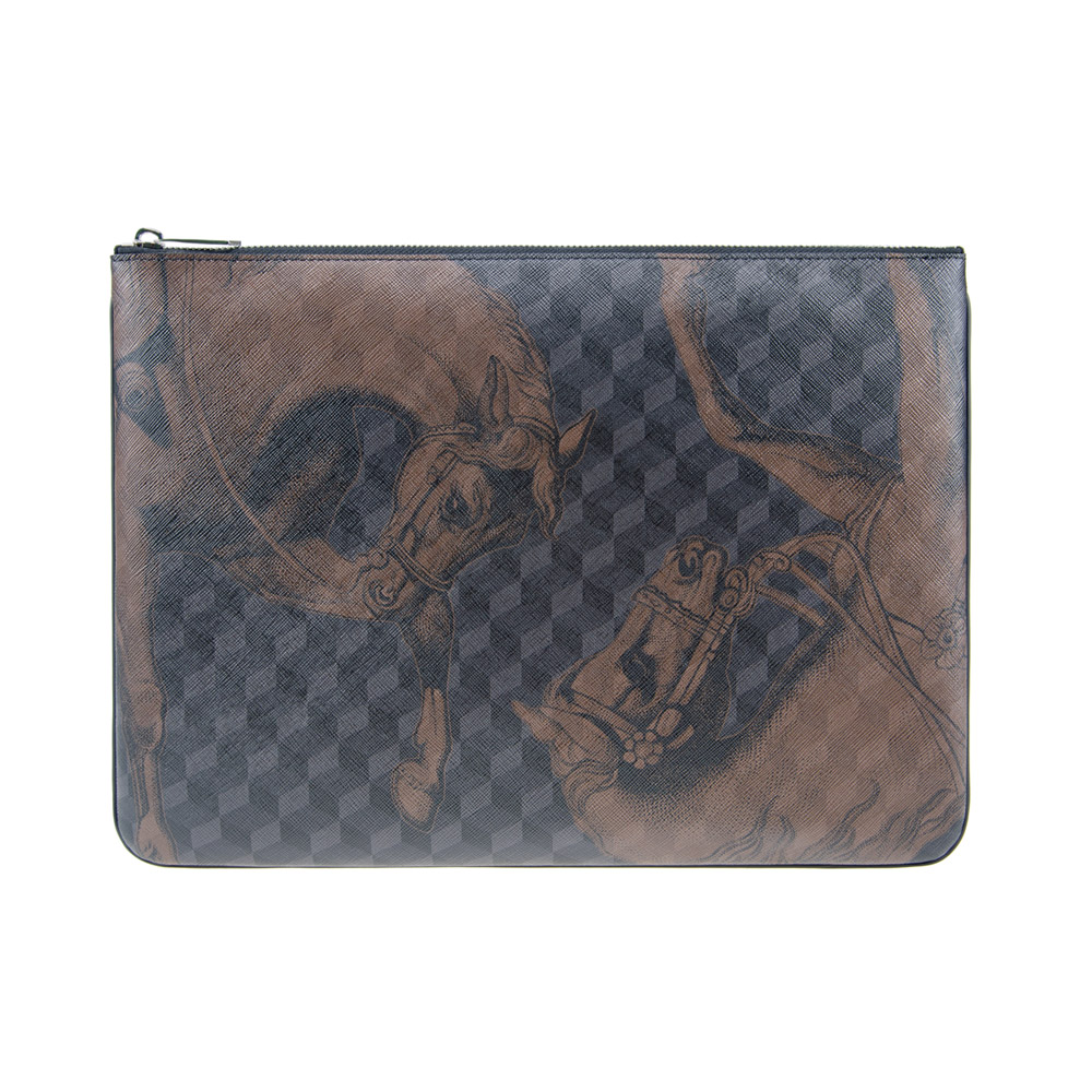 EVERY DAY POUCH LARGE Cheval Pirate Black