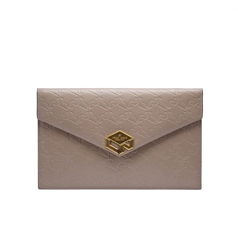 LETTERA POUCH Monogram Almond
