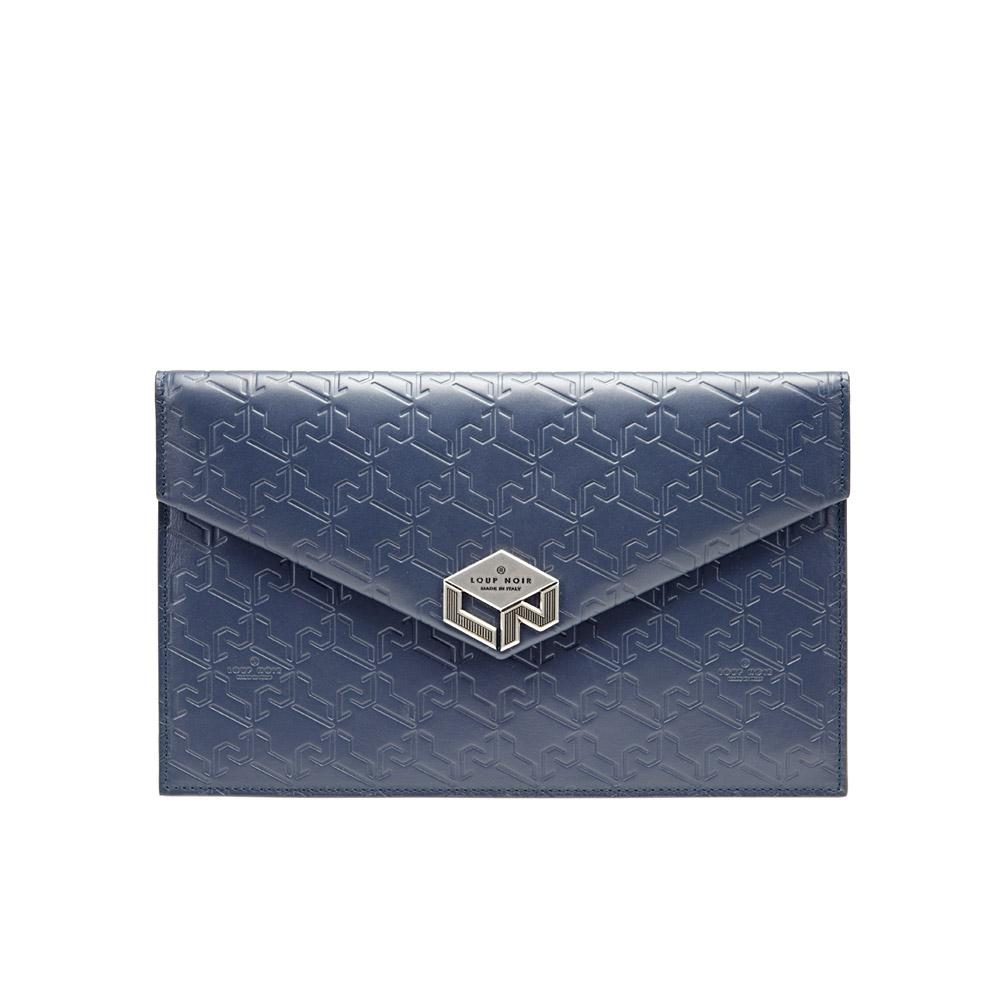 LETTERA POUCH Monogram Dark Blue