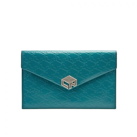 LETTERA POUCH Monogram Petrol