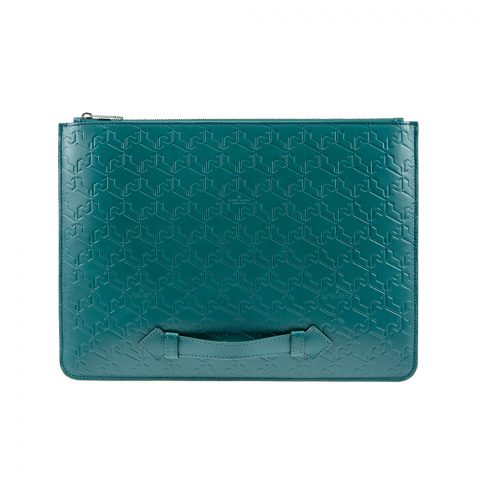MAXI POUCH Monogram Petrol
