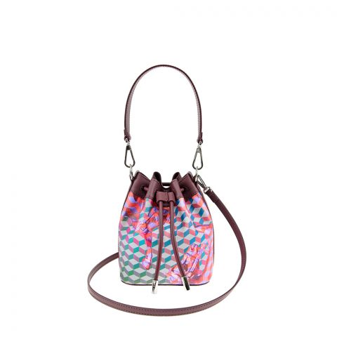 MICRO BUCKET BAG Cheval Bordeaux