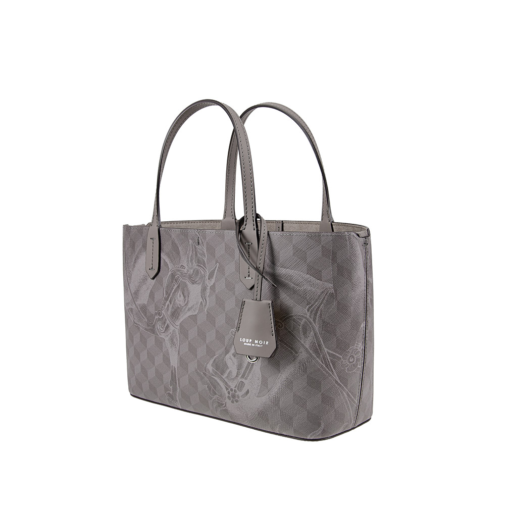 MINI SHOPPER Cheval Taupe - Image 4