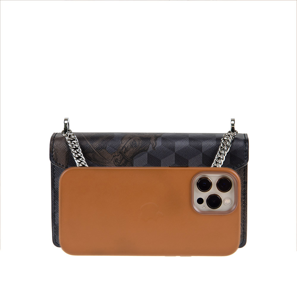 PHONE CLUTCH Cheval Pirate/Black - Image 2
