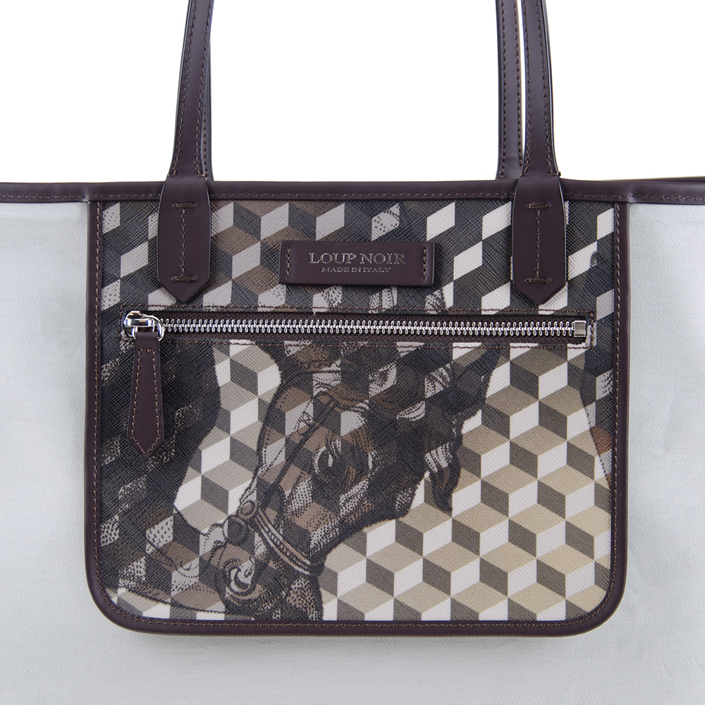 SHOPPER SMALL Cheval Darkbrown - Image 3