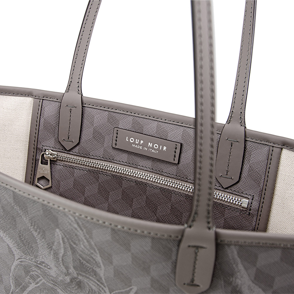 SHOPPER SMALL Cheval Taupe - Image 3