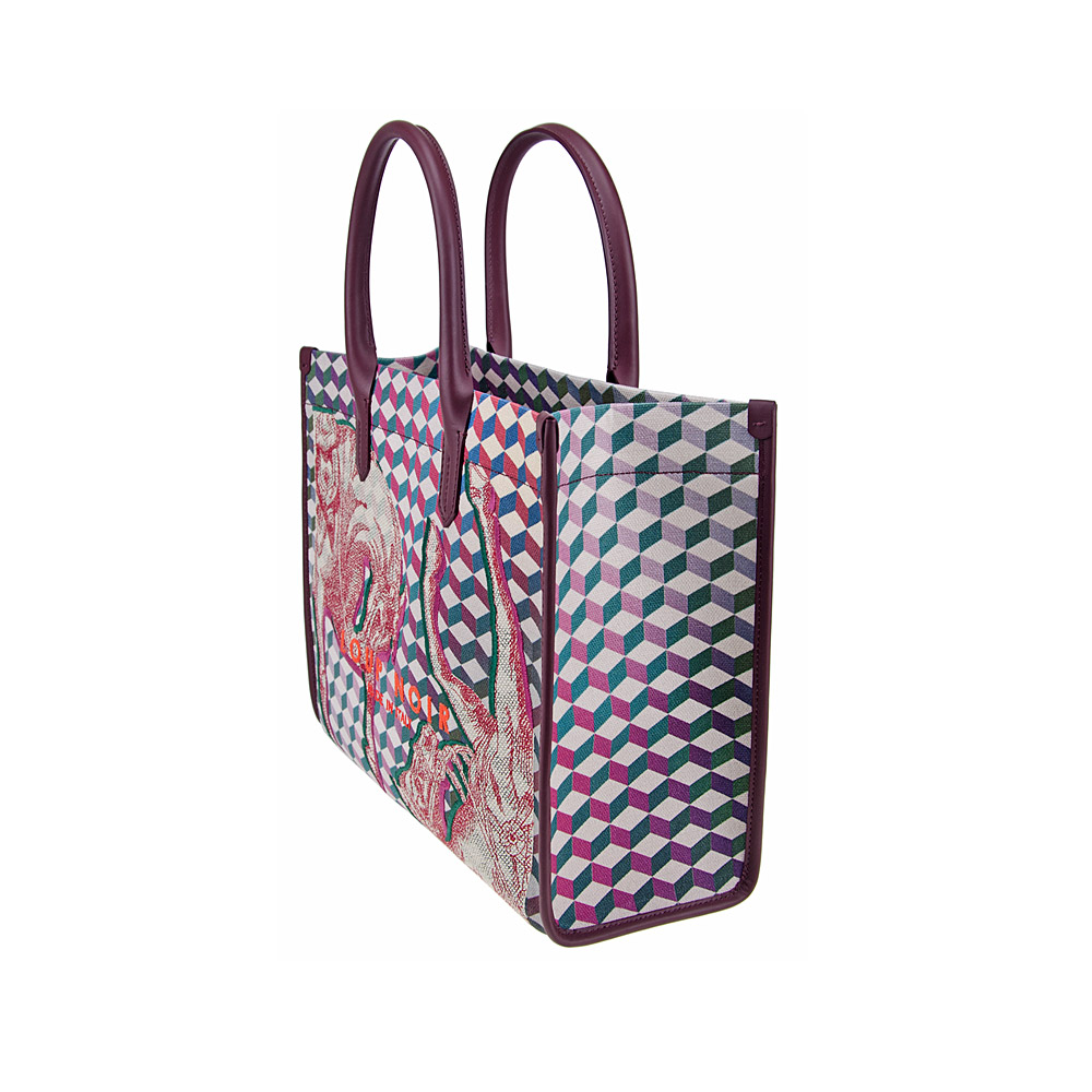 SPIAGGIA TOTE Cheval Bordeaux Embroidered - Image 2