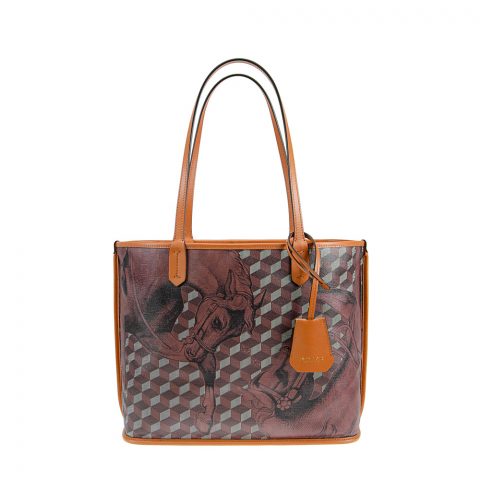 ST. TROPEZ XS SHOPPER Toile Chestnut/Toffee