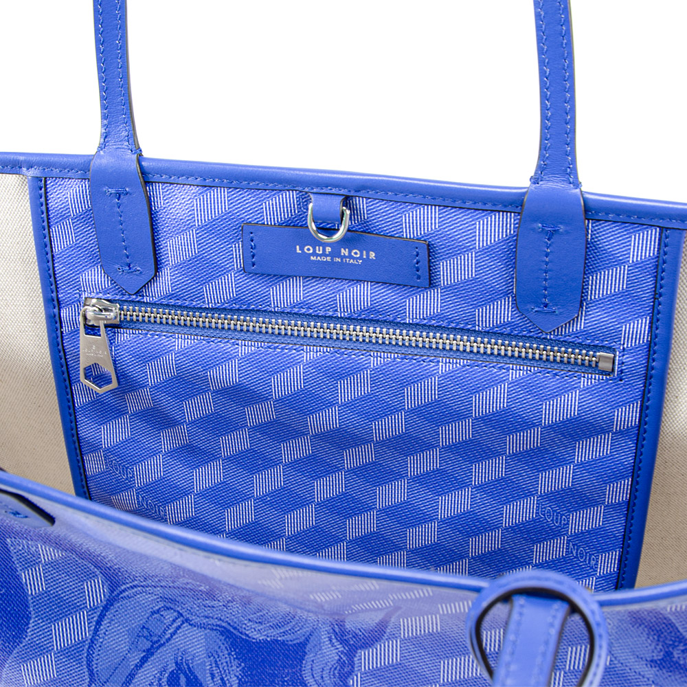 ST. TROPEZ SHOPPER SMALL Toile Dazzling Blue - Image 3