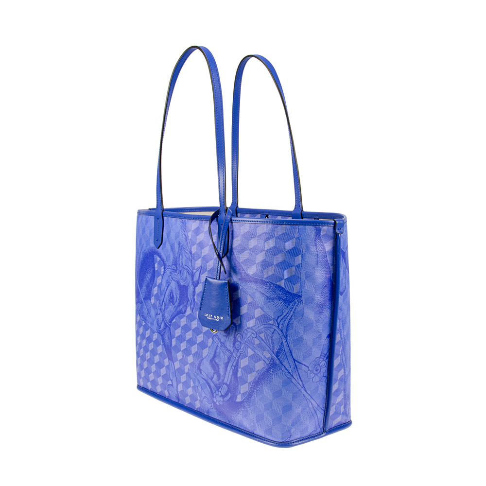 ST. TROPEZ SHOPPER SMALL Toile Dazzling Blue - Image 2
