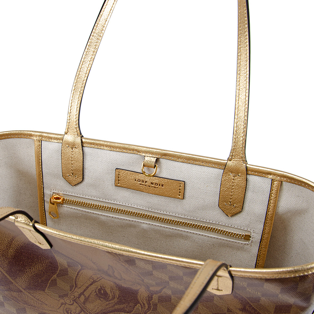 ST. TROPEZ XS SHOPPER Toile Gold - Image 4