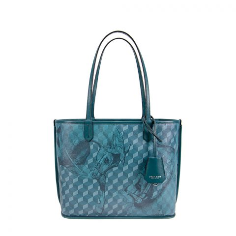 ST. TROPEZ XS SHOPPER Toile Petrol