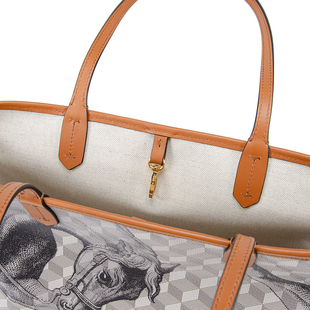 ST. TROPEZ XS SHOPPER Toile Sand/Toffee - Image 5