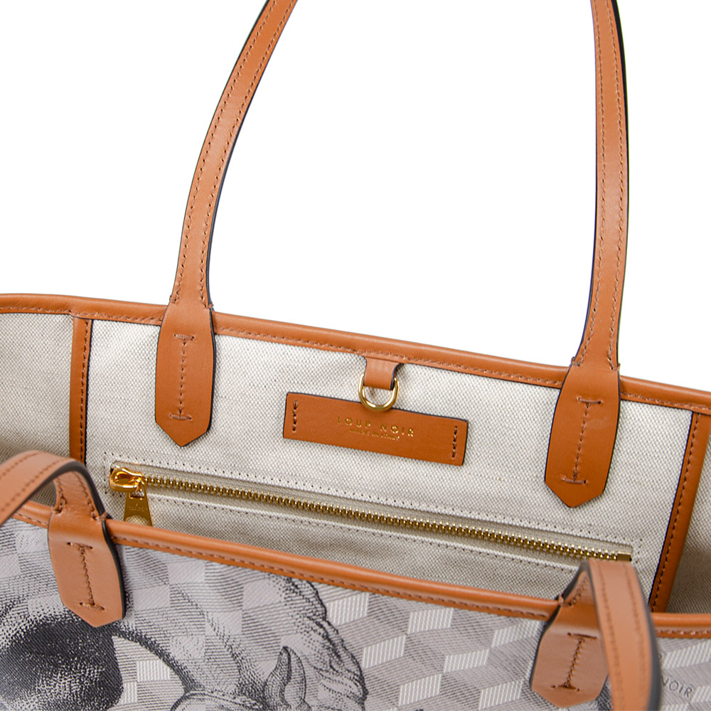 ST. TROPEZ XS SHOPPER Toile Sand/Toffee - Image 4