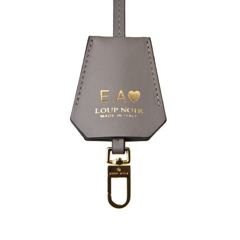 LEATHER TAG Almond