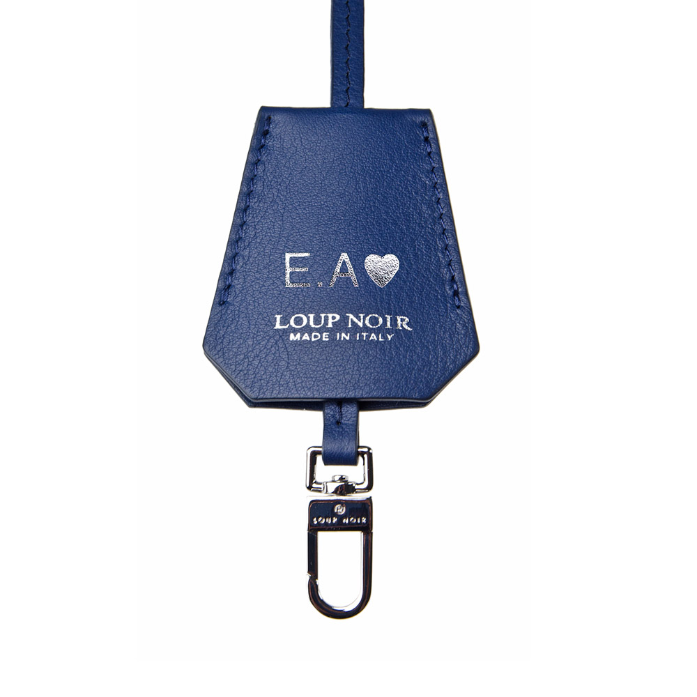 LEATHER TAG Darkblue