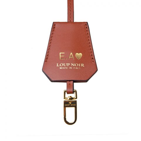 LEATHER TAG Brandy