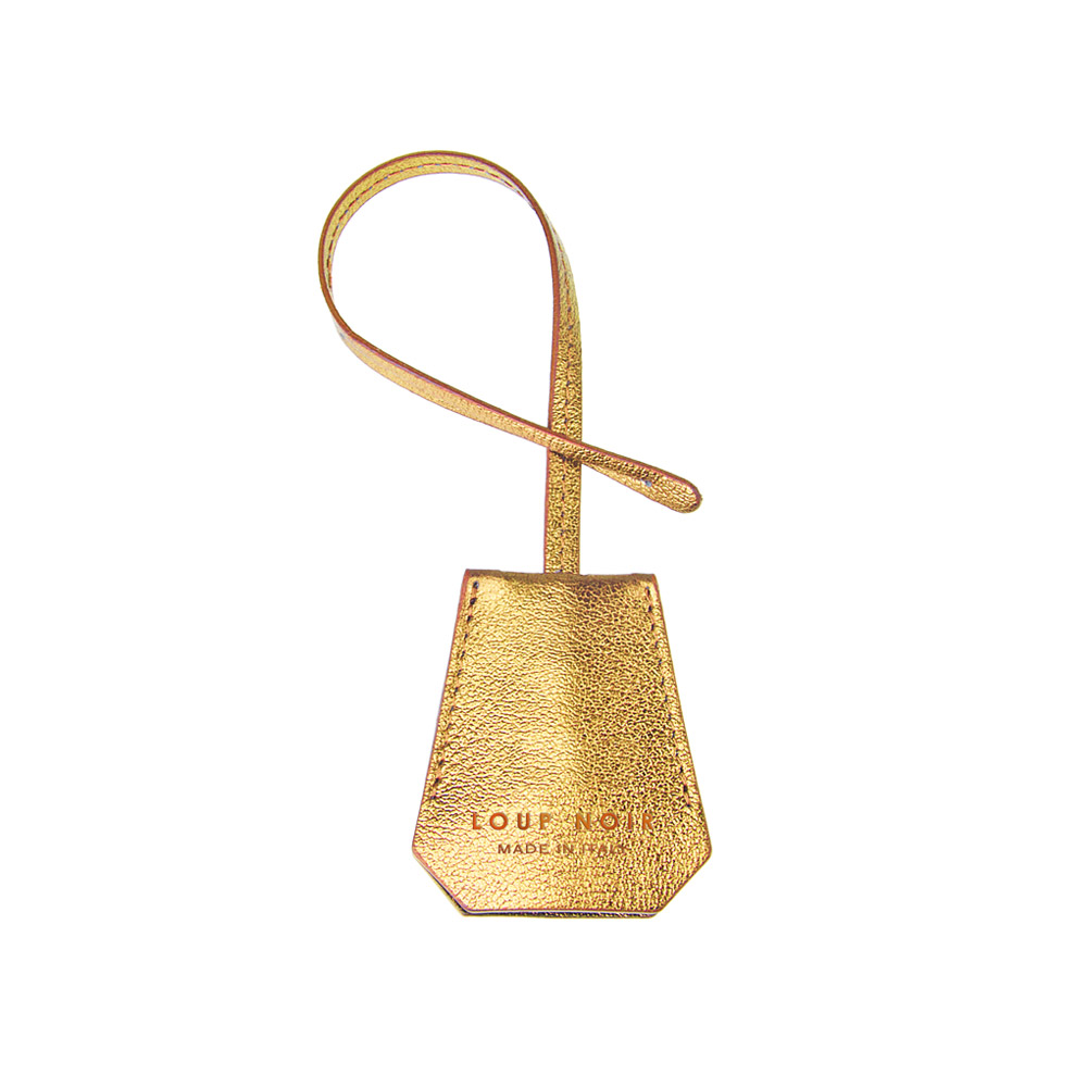 LEATHER TAG Gold - Image 2