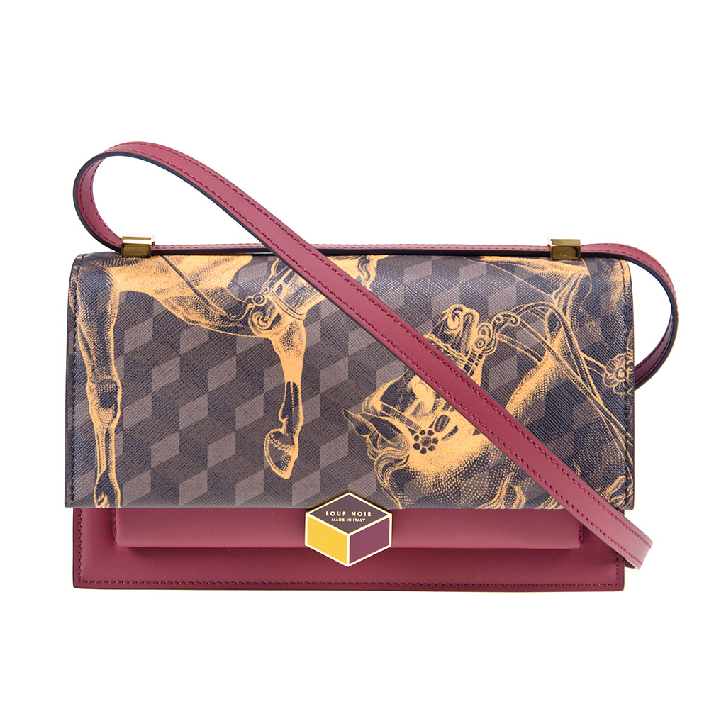 VENICE CLUTCH Cheval Brown/Saffron - Image 2