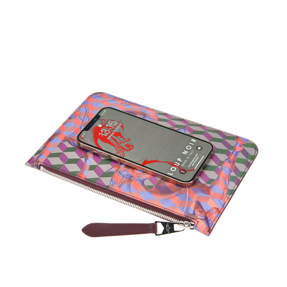 ZIP POUCH Cheval Bordeaux - Image 2