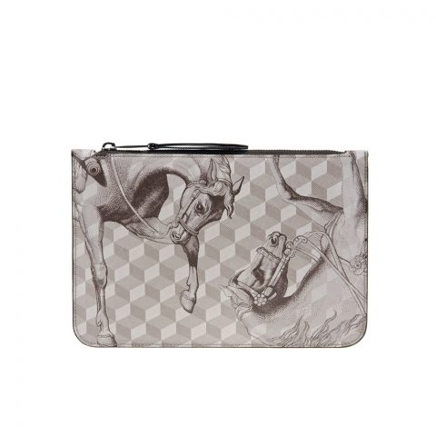 ZIP POUCH Cheval Sand/Brown